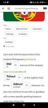 Bei Practice Portuguese musst du darauf eingestellt sein, viel zu lesen. Die Erklärungen sind interessant geschrieben und dadurch nicht langweilig; manchmal durch anklickbare Vokabeln sogar interaktiv. Englischkenntnisse sind aber Voraussetzung.