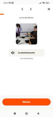 Babbel geht etwas nüchterner vor als Busuu. Vokabeln werden meistens mit Beispielbildern erklärt, die aber leider nicht immer hilfreich sind. Qualitativ kann Babbel trotzdem überzeugen.