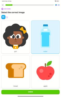 Vokabeln, bunte Bilder, Multiple Choice: Die Bedienung von Duolingo ist unkompliziert.