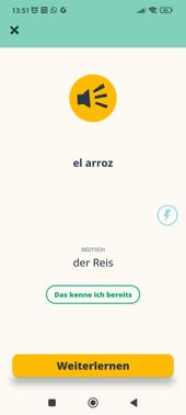 Bei Memrise wird eine Vokabel stets vorgestellt; kennst du sie schon, kannst du sie aus der Lernliste entfernen. Das ist super gelöst, bei anderen Apps bist du nicht so flexibel.