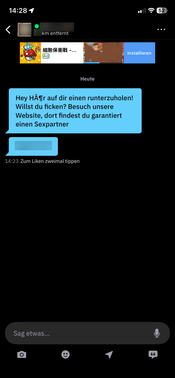 Im Alltag triffst du immer wieder auf Bots oder Scam-Profile. Viele versuchen, dich auf externe Seiten zu locken. Hier zeigt sich die größte Schwäche: Der Schutz vor Fakes ist spürbar lückenhaft.