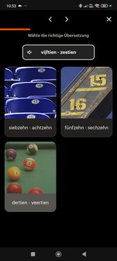 Zahlen lernst du oft zusammen, um dir die Abfolge besser merken zu können.