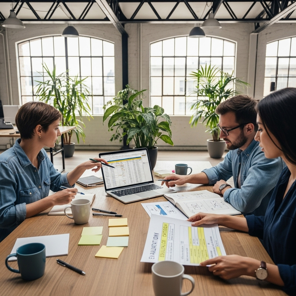 Wir legen spezifische Bewertungskriterien fest