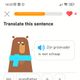 Duolingo ist bekannt für kreative Satzkonstruktionen. Skurril, aber in der Praxis nicht wirklich brauchbar.