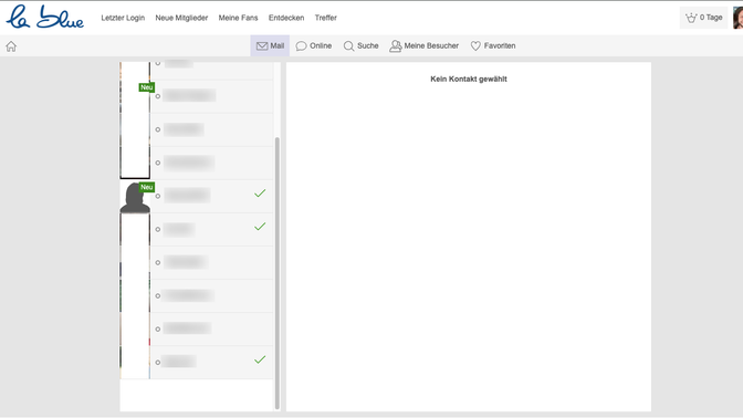 Was cool ist – im Chat bekommst du angezeigt, ob jemand deine Nachricht gelesen hat oder nicht. Auch daher weiß ich, dass wirklich nur die wenigsten Nachrichten gelesen werden und die Inaktivität hoch sein muss.