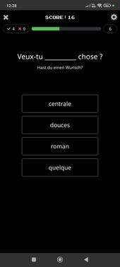 Am häufigsten tauchen bei Clozemaster Multiple-Choice-Übungen auf.