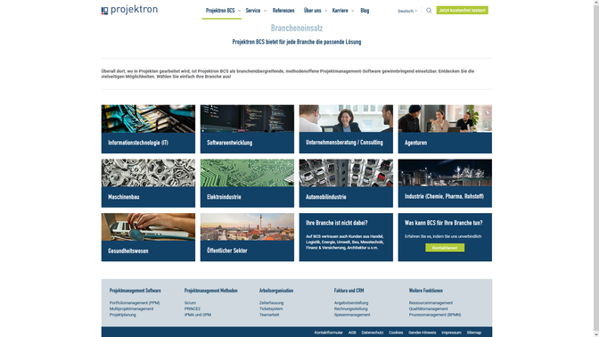 Projektron BCS ist eine leistungsstarke Projektmanagement Software und integriert zahlreiche weitere ERP-Funktionen