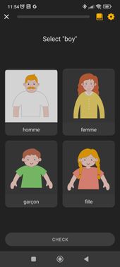 Die Übungen bei LingoDeer sind witzig gestaltet. Wo andere auf Stockfotos setzen, scheint LingoDeer die Bilder selbst zu designen. Ich finde, das hat seinen ganz eigenen Charme!